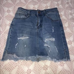 Jean skirt